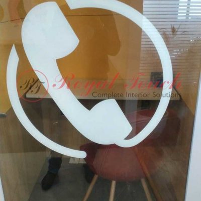 Logo and vinyl glass film in delhi