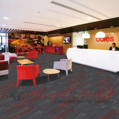 Commercial carpet tiles